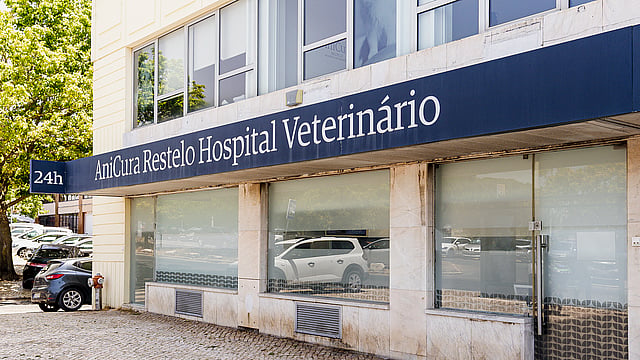 A building with a sign on the front.