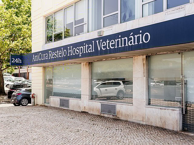 A building with a sign on the front.