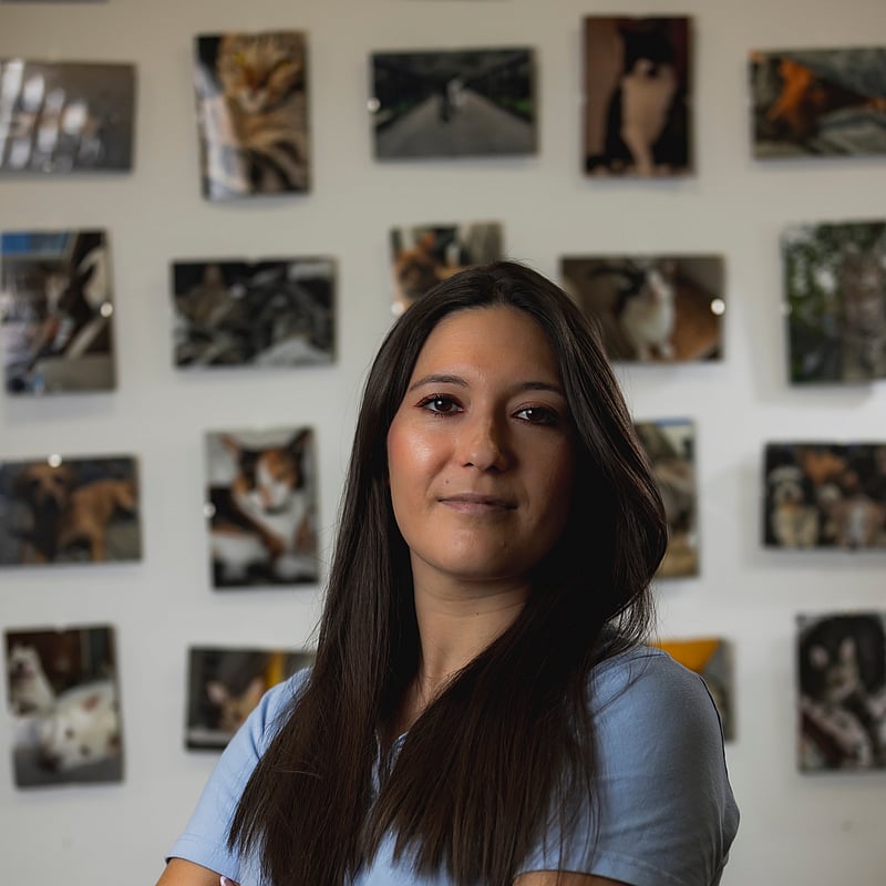 Fotografia de Mónica Silva, Rececionista