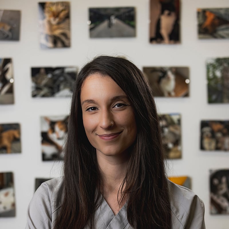 Fotografia de Inês Silva, Auxiliar Veterinária