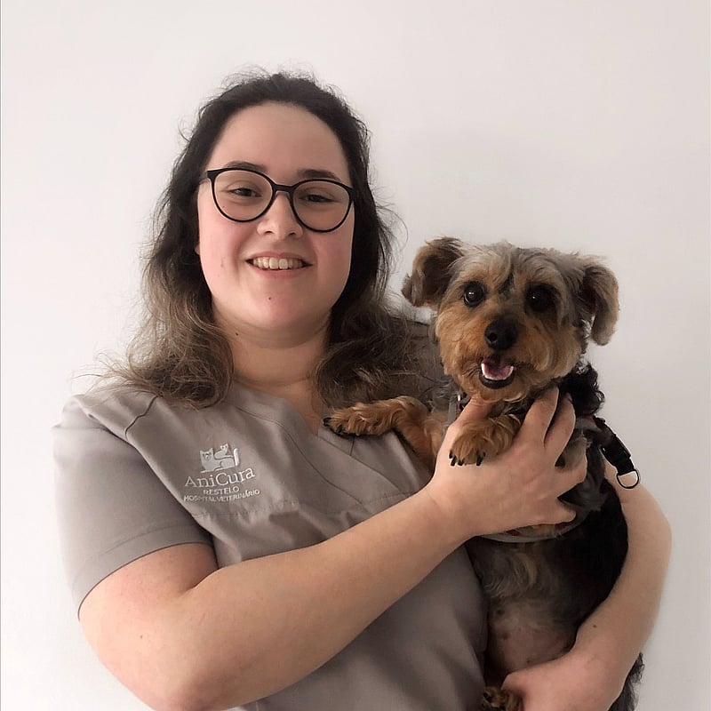 Fotografia de Inês Oliveira, Auxiliar Veterinária
