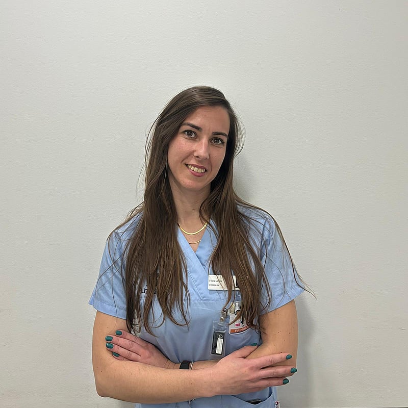 Fotografia de Filipa Santos, Enfermeira Veterinária