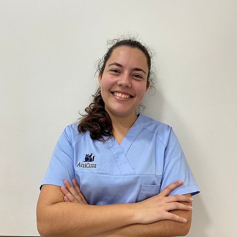 Fotografia de Stefanie Hermann, Enfermeira Veterinária